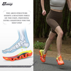 Men/Women's WAVE-LITE Breathable Lightweight Non-Slip Shoes Orange