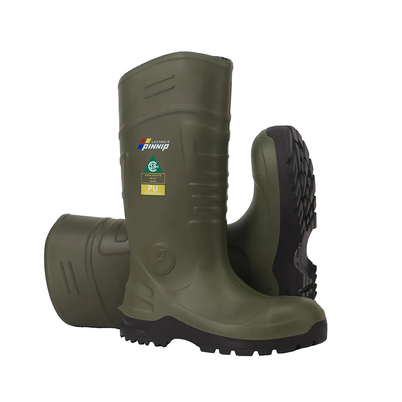 Botas De Goma Con Puntera De Acero Para Hombre, Impermeables Y Antideslizantes - Talla 12 US, Ideales Para Trabajo Y Exterior