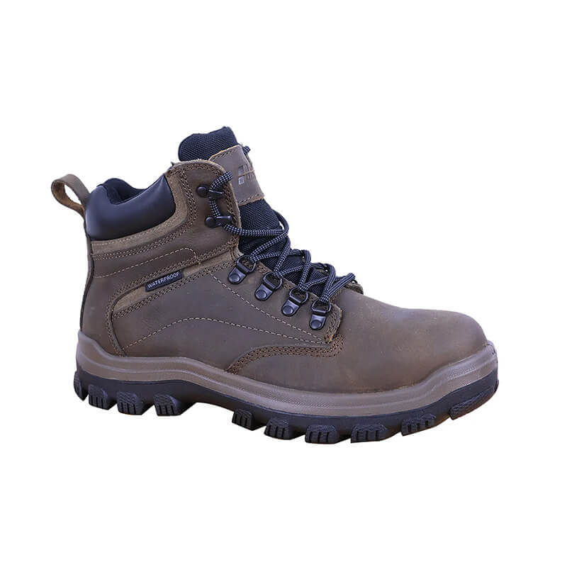 Whale Men's Steel Toe Work Boots Waterproof Oil Resistant ASTM