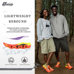 Men/Women's WAVE-LITE Breathable Lightweight Non-Slip Shoes Orange