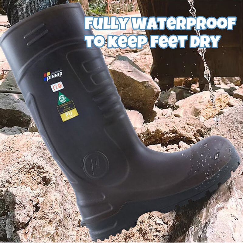 PINNIP Wellington Boots fully waterproof to keep feet dry