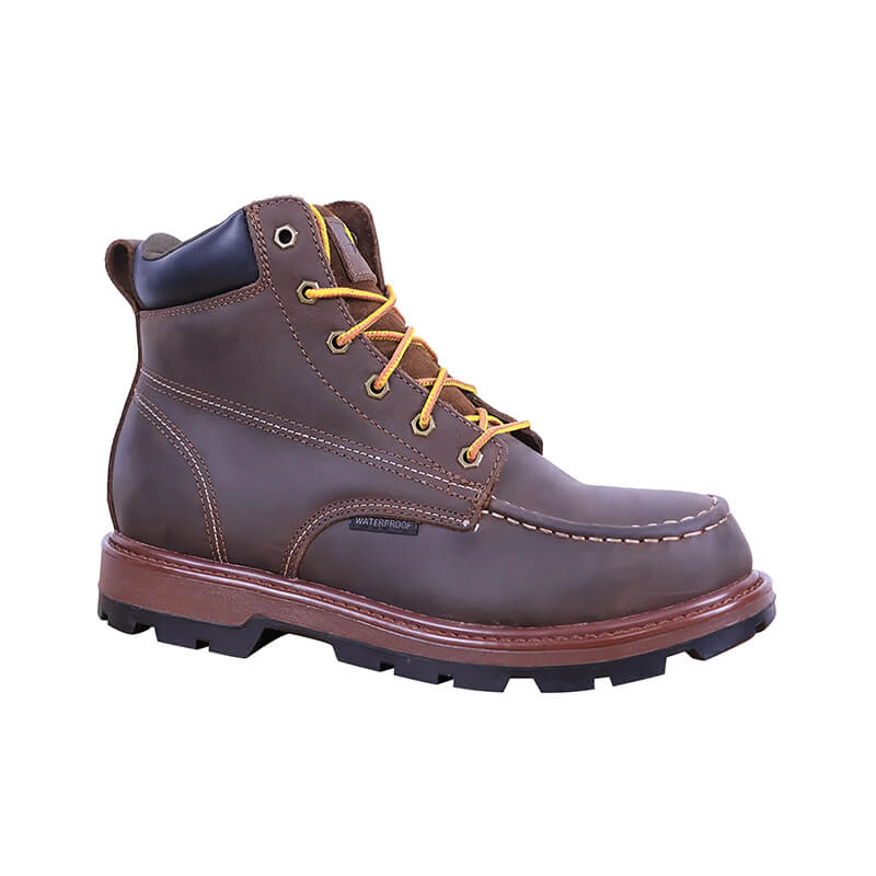 Right diagram of Steel toe boots Seals--Dark Brown