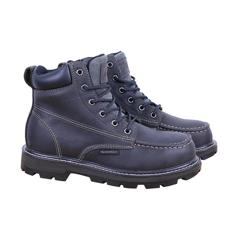 Steel toe boots Seals Martin Shoes--Dark Grey