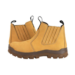 Steel toe boots Whale Chelsea-Wheat