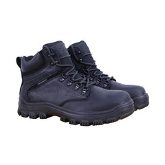Steel toe boots Whale Martin Shoes--Black
